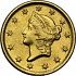 Obverse thumbnail for 1853D US 1 $ - Gold