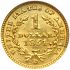 Reverse thumbnail for 1851D US 1 $ - Gold