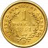 Reverse thumbnail for 1851O US 1 $ - Gold