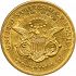 Reverse thumbnail for 1857 US 20 $ minted in Philadelphia