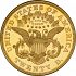 Reverse thumbnail for 1868 US 20 $ minted in Philadelphia