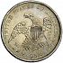Reverse thumbnail for 1835 US 25 ct. minted in Philadelphia