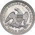 Reverse thumbnail for 1843 US 25 ct. minted in Philadelphia