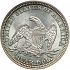 Reverse thumbnail for 1857 US 25 ct. minted in Philadelphia