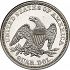 Reverse thumbnail for 1860 US 25 ct. minted in Philadelphia