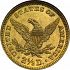 Reverse thumbnail for 1861 US 2 $ 50 minted in Philadelphia