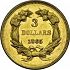 Reverse thumbnail for 1865 US 3 $ minted in Philadelphia