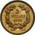 Reverse thumbnail for 1868 US 3 $ minted in Philadelphia