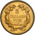 Reverse thumbnail for 1874 US 3 $ minted in Philadelphia