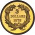 Reverse thumbnail for 1878 US 3 $ minted in Philadelphia
