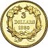 Reverse thumbnail for 1880 US 3 $ minted in Philadelphia