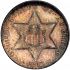 Obverse thumbnail for 1860 US 3 ct.