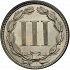 Reverse thumbnail for 1875 US 3 ct. minted in Philadelphia