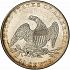 Reverse thumbnail for 1837 US 50 ct. minted in Philadelphia