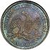 Reverse thumbnail for 1843 US 50 ct. minted in Philadelphia