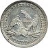 Reverse thumbnail for 1852 US 50 ct. minted in Philadelphia