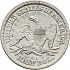 Reverse thumbnail for 1853 US 50 ct. minted in Philadelphia