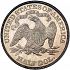 Reverse thumbnail for 1885 US 50 ct. minted in Philadelphia