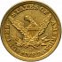 Reverse thumbnail for 1852 US 5 $ minted in Dahlonega