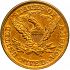 Reverse thumbnail for 1868 US 5 $ minted in Philadelphia