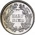 Reverse thumbnail for 1860 US 5 ct. minted in Philadelphia